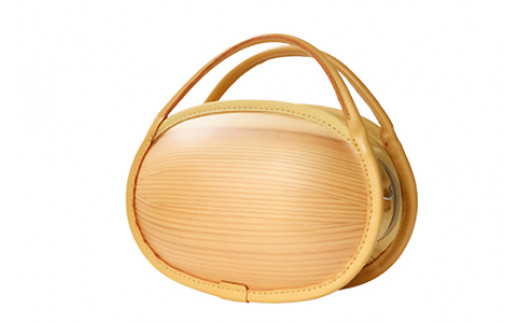 木製バッグ 【monacca-bag/ishikoro プレーン】 ハンドバッグ 木製ハンドバッグ 鞄 カバン バッグ 木のかばん メンズ レディース ファッション 木製 木の プレゼント 贈り物 父の日 母の日 敬老の日 個性的 杉 間伐材  高知県 馬路村 【301】