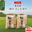 【ふるさと納税】先行予約【令和6年産 新米】米沢米 棚田米 コシヒカリ 10kg ( 5kg × 2袋 ) 特別栽培米 2024年産 産地直送 農家直送 米沢産 精米 米 お米 白米 ブランド米 山形県 贈答 ギフト