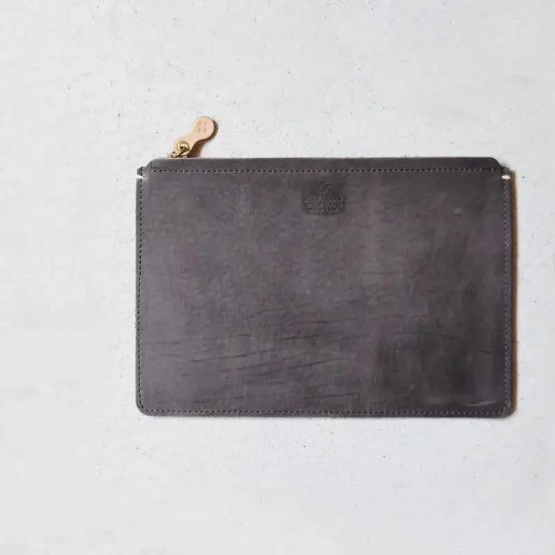 Teha’amana Square pouch L テハマナ スクエアポーチ L スモーク グレー