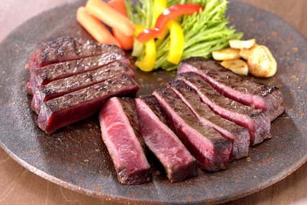 北海道産牛熟成モモステーキ～北大との共同開発製法！～