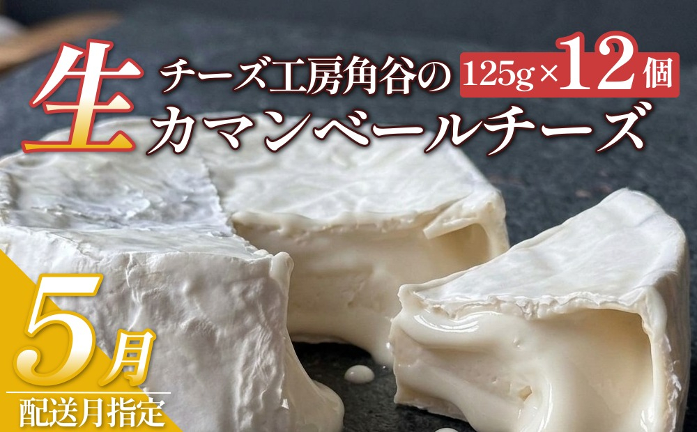 【ふるさと納税】【5月配送】超熟「生」カマンベールチーズ 12個 チーズ工房角谷 KAKUYA カマンベール チーズ ちーず 地元産生乳使用 生乳 手造り クリーミー おつまみ デザート 北海道 安平町 安平