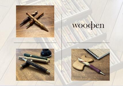 「woodpen(ウッペン)」  木軸ボールペン　TYPE C  文房具 文具 ペン 筆記用具 贈り物