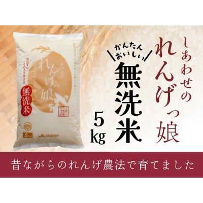 ふるさと納税 交野市 しあわせのれんげっ娘5kg(無洗米)