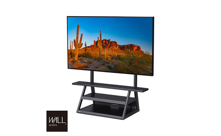 WALL インテリアテレビスタンド M1 CASTER テレビスタンド テレビ台 65インチ対応 自立タイプ 収納性 キャスター付き スマート スタイリッシュ デザイン 独自開発 棚板付き 東京都 大
