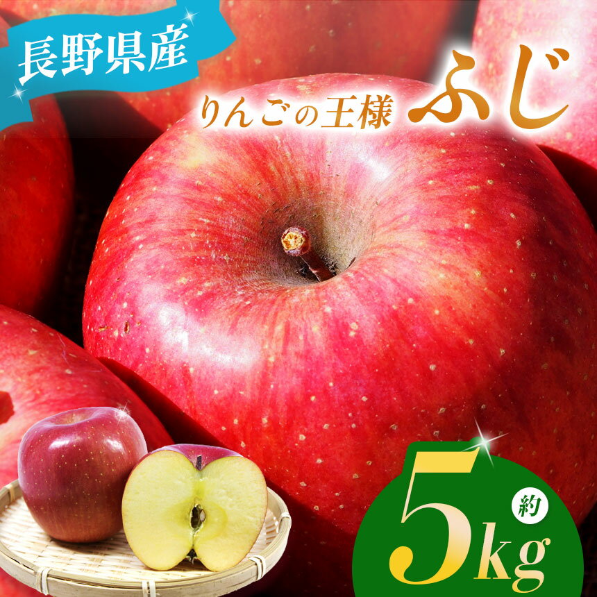 【ふるさと納税】 *ふじ 5kg 【2025年先行予約】 ｜ マルヒラ農園 リンゴ りんご 林檎 果物 フルーツ 果実 果汁 ふじ 長野県 松川村 信州