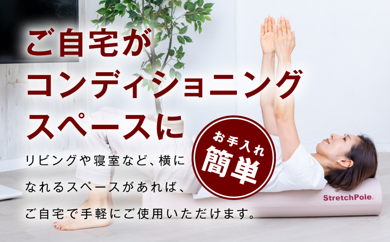 【LPN社製】ストレッチポールEX ピンクベージュ【正規品 セルフケア ストレッチ エクササイズ 腰痛 肩こり 体幹 コアトレ 大阪 泉佐野 大阪府 泉佐野市】