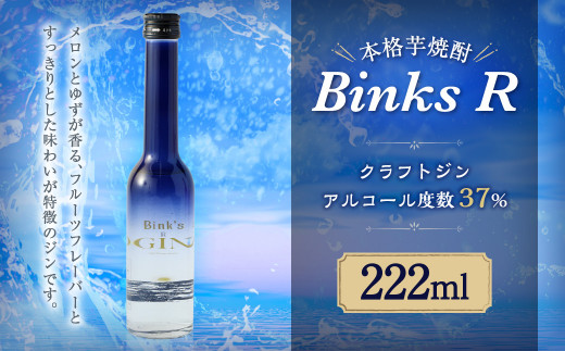 
Binks R クラフト ジン お酒 アルコール 222ml×1本
