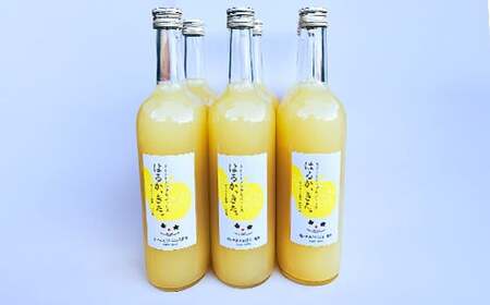 「はるか、きた。」りんごジュース 6本セット (720ml) 【佐々木あきおはるこ農園】 F21U-587