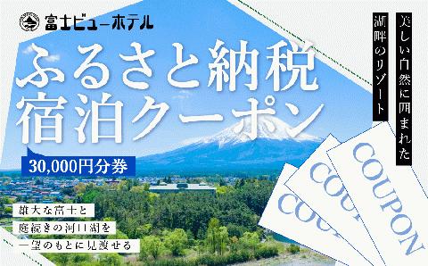 富士ビューホテルふるさと納税宿泊クーポン30、000円分券 FAY004