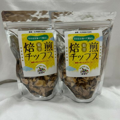 【ふるさと納税】【岐阜県輪之内町産】菊芋焙煎チップス(40g×2パック)【1751322】