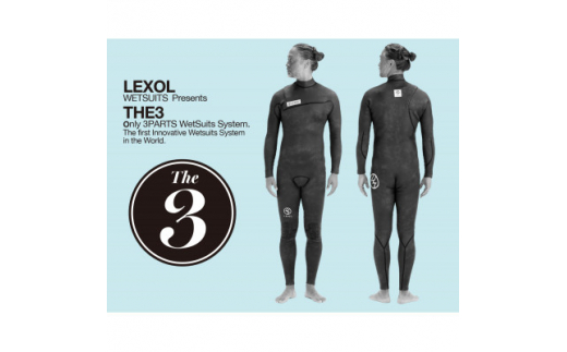 
LEXOL WETSUITS 3パーツで構築された『THE3』フルスーツ:素材 X-SILL【1278905】
