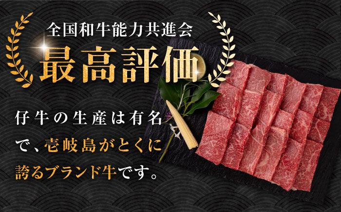 【全3回定期便】壱岐牛 赤身 焼肉用 400g《壱岐市》【中津留】 赤身 焼肉 BBQ 牛肉 [JFS048] 63000 63000円