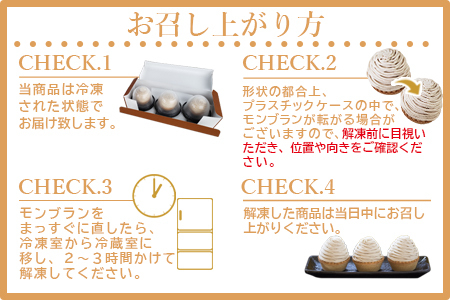 城川オリジナルモンブラン (２個入り×２セット）