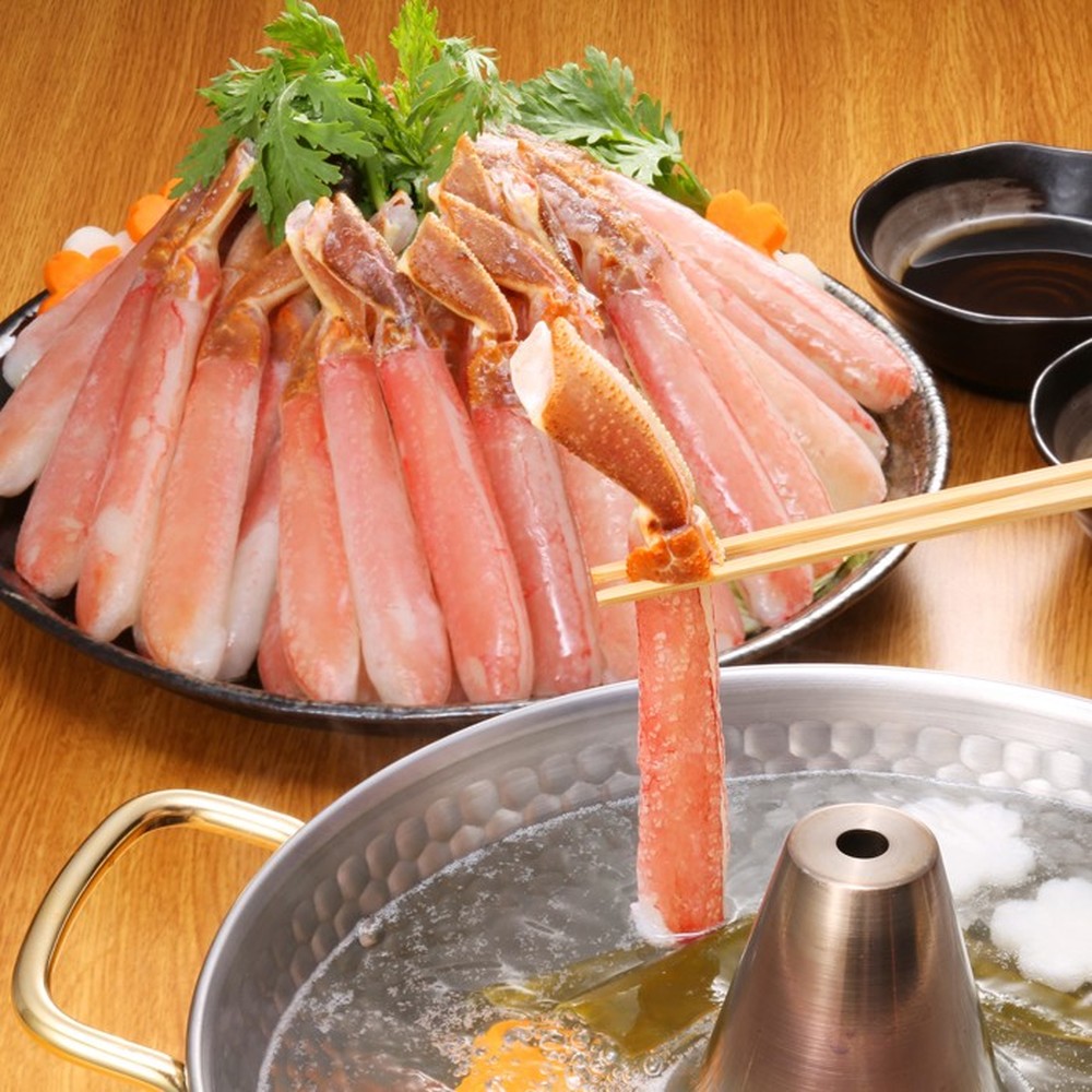 28-57 【厳選部位のみ】本ズワイガニしゃぶしゃぶ　特大(たっぷり1kg)【数量限定】｜ 生食可 お刺身