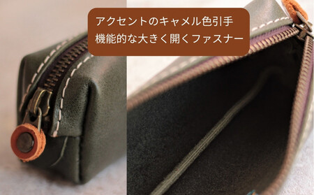 定番ＢＯＸペンケース| Sサイズ 【レッド】 博多革工房 Japlish | ジャプリッシュ