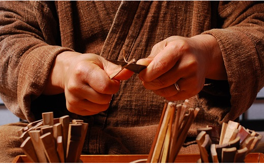 匠の耳かき（しずくデザイン1　専用ケース・桐箱付）　ハンズマインド賞受賞　H013-034