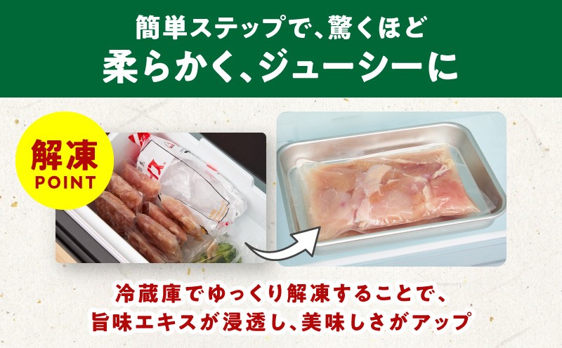 【カット済み】国産 鶏むね肉 定期便 4kg  全6回【氷温熟成×極味付け 小分け 250g×16P 鶏肉 とり 簡単調理 唐揚げ 親子丼 冷凍】 mrzZ101