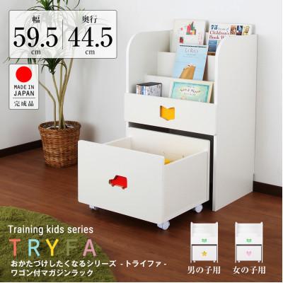 ふるさと納税 磐田市 おかたづけしたくなるマガジンラック(男の子用)　TSM-59HBW |  | 01