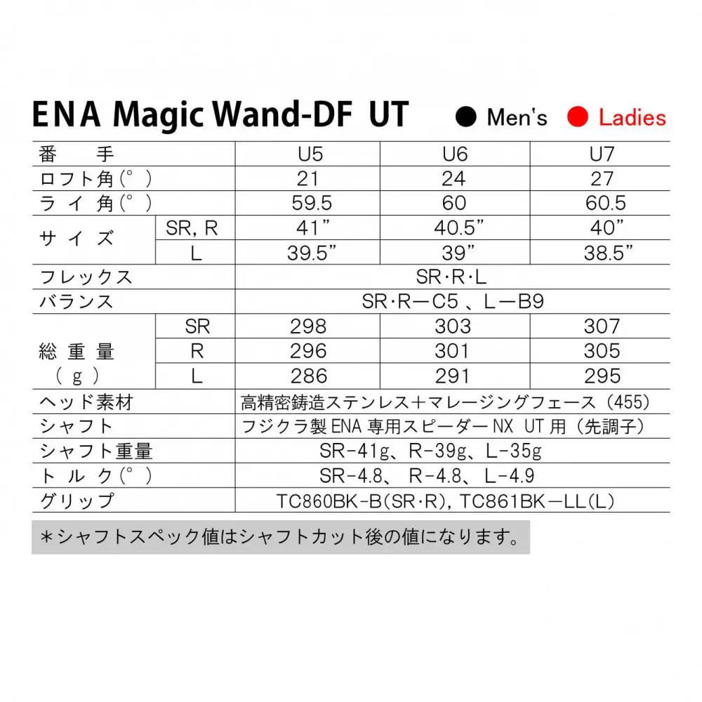 ENA マジックワンドDF ユーティリティクラブ U6 R  メンズ40.5インチ