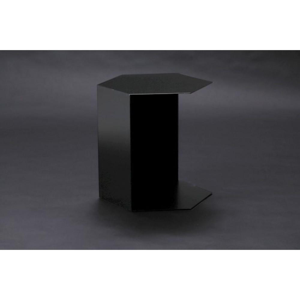 【板金屋がつくる】メタルインテリア シェルフ Honeycomb/Black 前面開放型