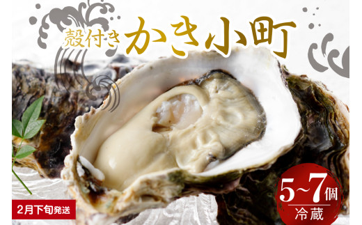 【2026年2月下旬発送】宮原水産 かき小町 殻付き 5～7個 ku005-006-02-3-25