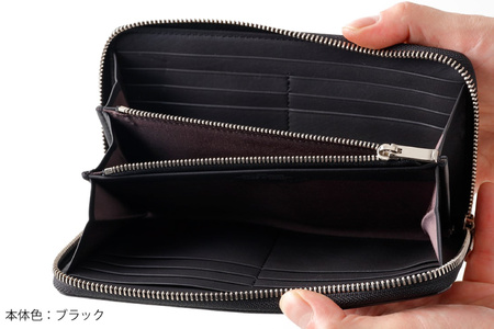 SOMES 財布 メンズ ディアマン DM-01 ラウンド束入れ ブラック 長財布 本革 [ソメスサドル 北海道 砂川市 12260607-bk] ソメス サイフ さいふ 革 レザー コードバン ラウ