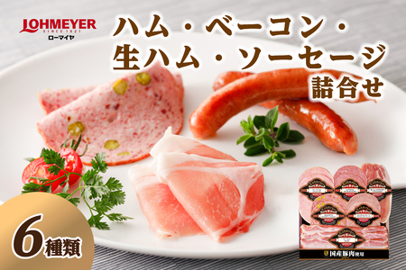 ローマイヤ　ハム・ベーコン・生ハム・ソーセージ詰合せ ﾊﾑ ｾｯﾄ 詰合せ ﾍﾞｰｺﾝ 生ﾊﾑ ﾊﾟｰﾃｨｰ ns009-002