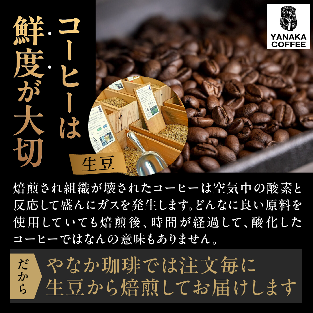 【YANAKA COFFEE】コーヒー豆（豆）武蔵小山ブレンド500ｇ　