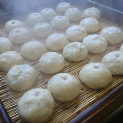 ふるさと納税 長野市 おやき 野沢菜8個　信州産 石臼挽き地粉 |  | 02