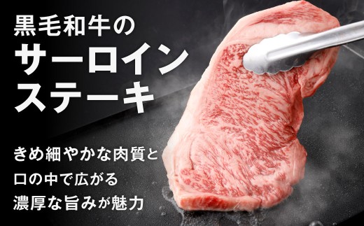 黒毛和牛サーロインステーキ 約500g（250g×2枚） お肉 肉 牛肉 黒毛和牛 にく ニク ステーキ サーロイン 冷凍 福岡県 北九州市