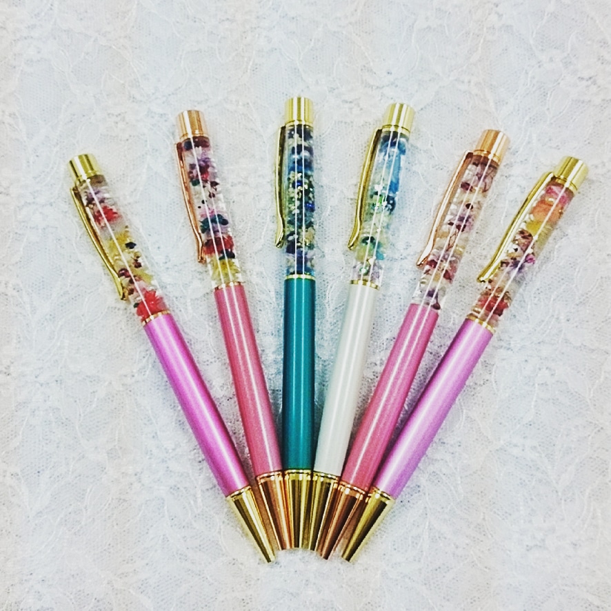 新宿フラワークラフト体験工房 ハーバリウムボールペン作り