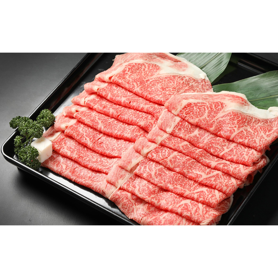 ＜肉の御嵩屋＞飛騨牛すき焼・しゃぶしゃぶ用（ロース）500g