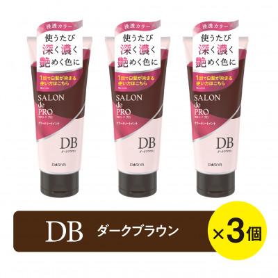 ふるさと納税 稲沢市 サロン ド プロ カラートリートメント 〈ダークブラウン〉　3個セット　(18376)