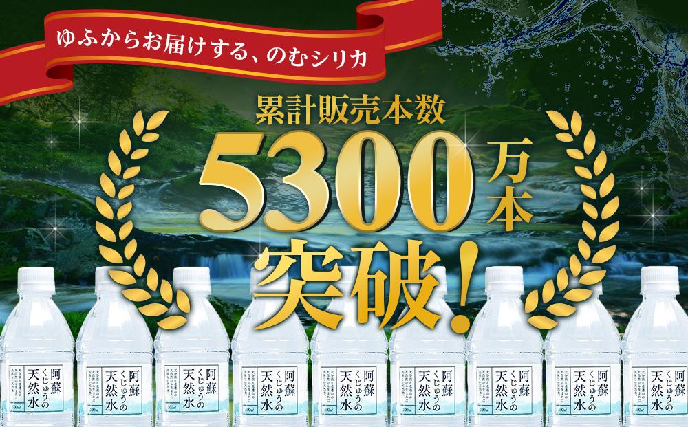 【定期便 全3回】阿蘇くじゅうの天然水 500ml×48本（24本×2ケース）【名水百選】＜天然シリカ71mg/L　硬度約41mg/L＞トライアル