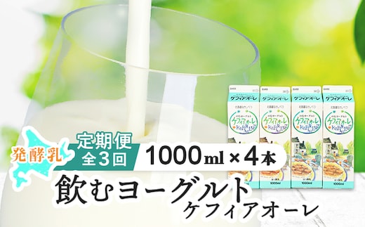 
										
										【定期便：全3回】ケフィアオーレ 1000ml×４本【14039】
									