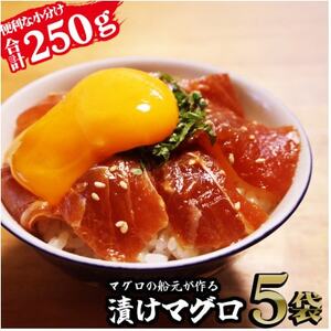 『長久の漬けマグロ』5袋セット【配送不可地域：離島】【1680183】