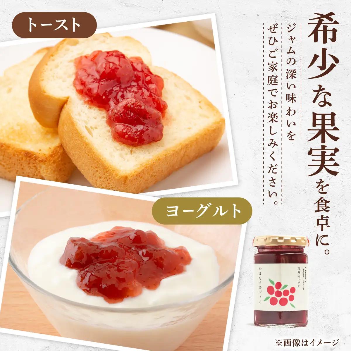  【程よい甘みと酸味】やまももジャム 150g×3
