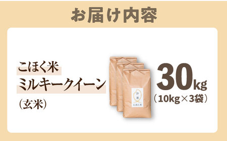 【減農薬米】滋賀県湖北産 湖北のミルキークイーン 玄米30kg　滋賀県長浜市/株式会社エース物産[AQAK015]