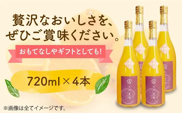 みかんジュース（不知火）720ml×4本 みかんジュース[AGBC001]