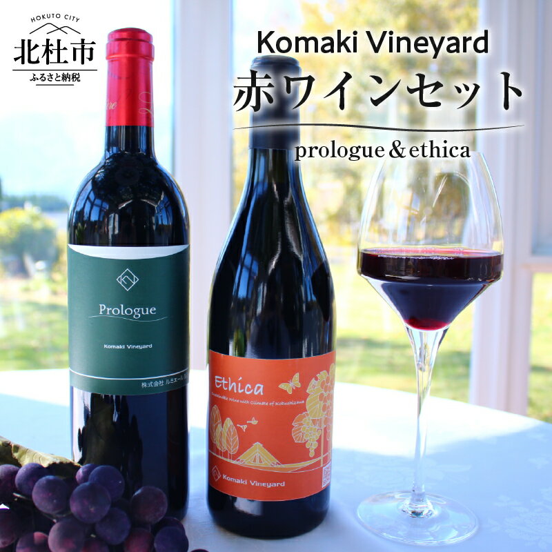 【ふるさと納税】 ワイン セット 赤ワイン 2本 750ml Komaki Vineyard メルロー種 有機栽培 自然な味わい 八ヶ岳 母の日 父の日 送料無料