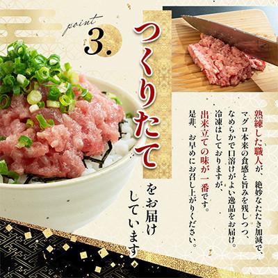 ふるさと納税 君津市 清幸丸水産　鮪ねぎとろ900g(100g×9袋)　★メディアでも紹介 |  | 03