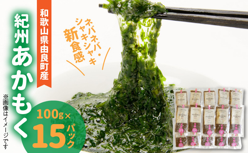 
            BB6231_紀州あかもく［由良町産］100g×15パック（2025年産）
          