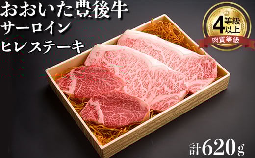 
            おおいた豊後牛サーロイン・ヒレステーキ 各２枚セット 牛肉 お肉 お楽しみ 人気 国産 黒毛和牛 霜降り 食べ比べ ギフト 贈答 ＜122-012_5＞
          