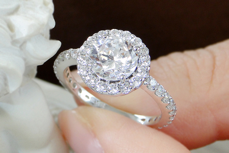 Pt950 超大粒 1.0ct ダイヤモンド リング【1.65ctUP】【中央宝石研究所鑑定書付】 CSR0237-pt SWAV077