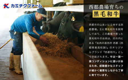 カミチクファーム　黒毛和牛ロースステーキ2枚＜1.5-26＞