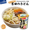 【ふるさと納税】 すぐ届く 吉田のうどん 12個入り カップ麺 マルちゃん セット お楽しみ アウトドア インスタント 非常食 富士吉田