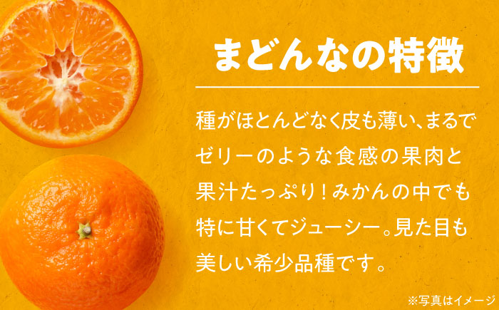 【先行予約】【11月下旬から順次発送】愛媛県産 峯田農園のとろける宝石柑橘「まどんな」2L〜3Lサイズ 10〜12玉　愛媛県大洲市/峯田農園 [AGBT006]オレンジ フルーツ みかん ミカン 果物