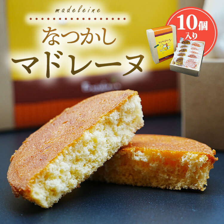【ふるさと納税】なつかしマドレーヌ 10個入り プレーン チョコ 各5個 洋菓子工房 フレシュール【 お菓子 スイーツ おやつ ティータイム 焼き菓子 はちみつ バター たっぷり しっとり 日本産 国産 】