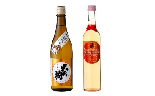 
福島県本宮市の地酒　【大天狗】特別純米720ml+梅酒500ml（大天狗酒造）　【07214-0016】
