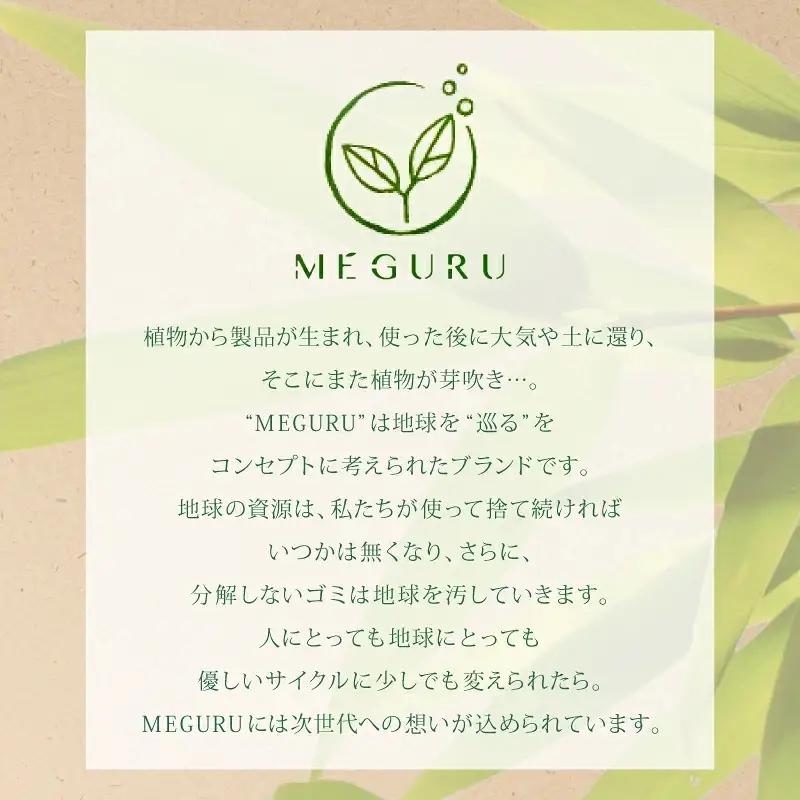SDGs MEGURU 竹の歯ブラシ 豚毛 4本セット SDGs 【fain0005】